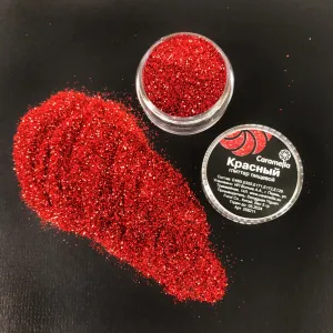 глитер красный